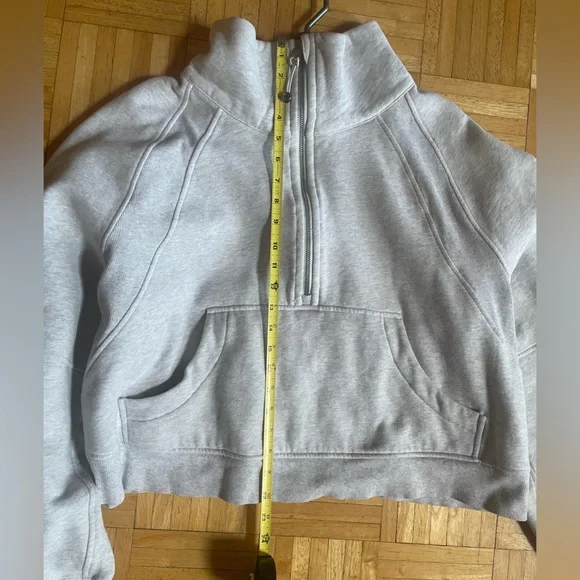 lululemon Scuba Oversized HalfZip Funnel Neck in HCUG, size XL/XXL - Picture 4 of 6
